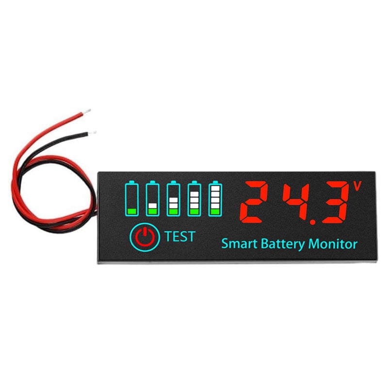 Red LED Display Battery Voltage Capacity Meter For Automotive Circuits Easy Installation - Image 5