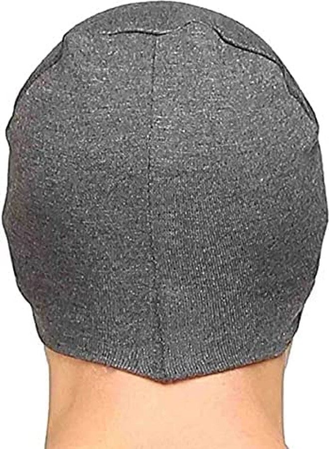 ATABZ Grey Cotton Skull caps Under Helmet Head wear - Image 3
