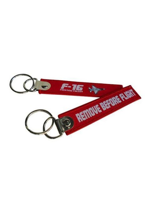 F16 Fighting Falcon Design Fabric Key Chain