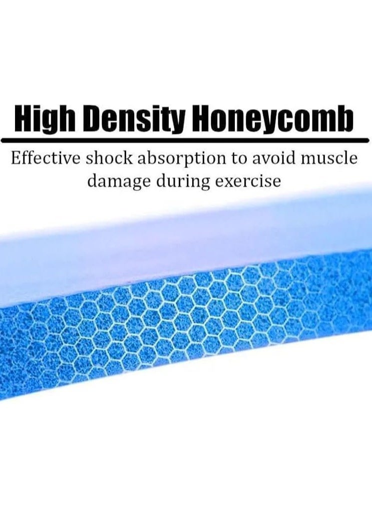 Generic Ultimate Premium 10mm Thick Yoga Mat with Attached Strap Ideal for High-Intensity Interval Workouts, Pilates, Yoga and Many Other Home Workouts (blue)  - Image 4