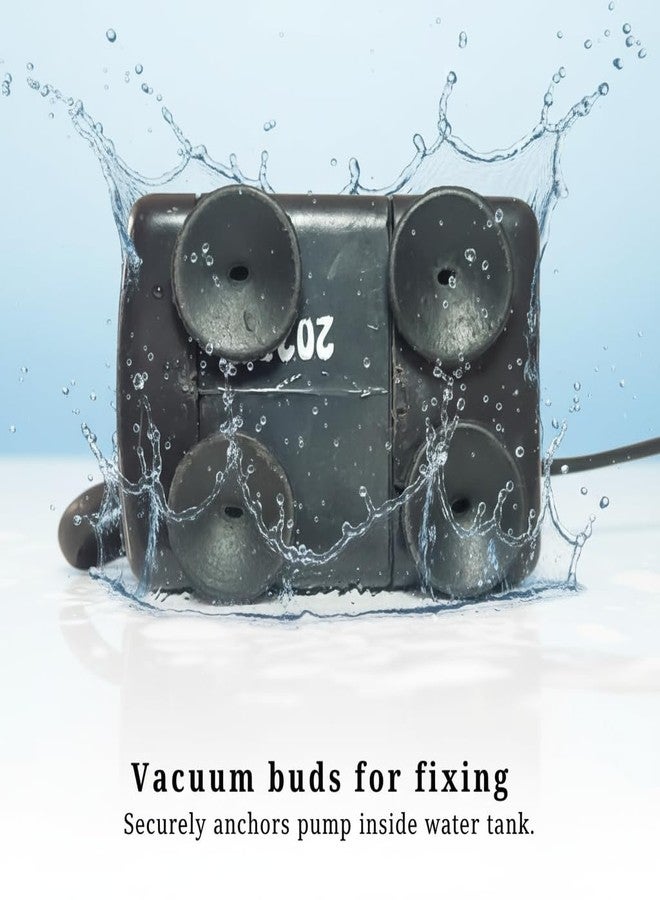 VAYOLIN 9W Cooler Water Pump - 1.2 ft Small Lifting Submersible Motor for Aquarium, Small Personal Air Cooler, Fountain, Fish Tank & Hydroponics | Black - Image 4