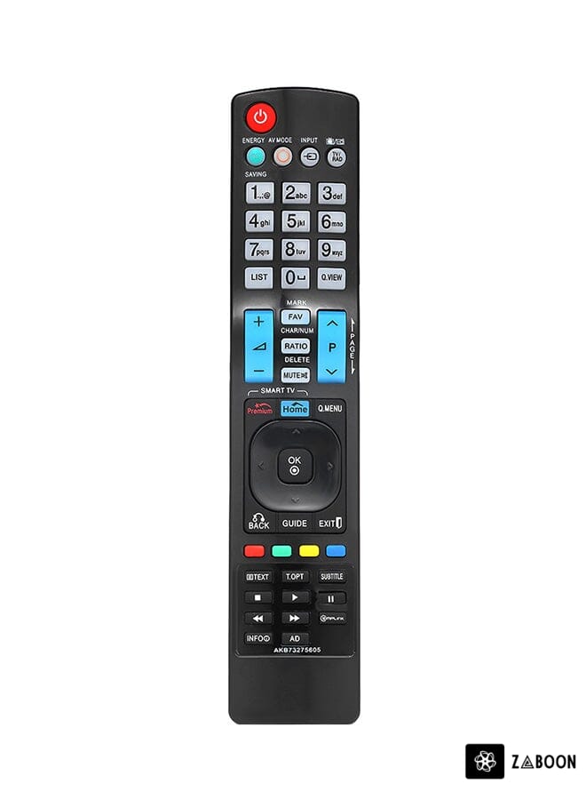 Zaboon Universal Remote Control For Television Black