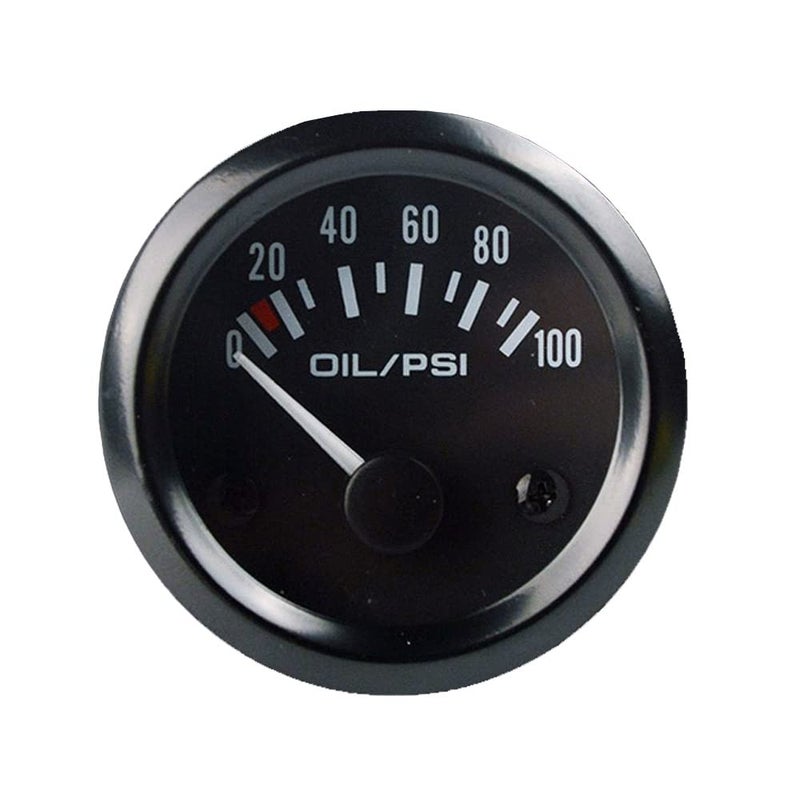 ESUPPORT Universal Car 2 52mm Pointer Oil Press Pressure Gauge Meter Celsius White LED Light Indicator Display Electrical