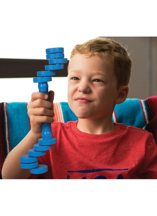 TrueBalance - Mini Pro Hand Held Balancer Coordination Game Balance Toy For Adults And Kids | Improves Fine Motor Skills (Red) (Blue) - Image 1