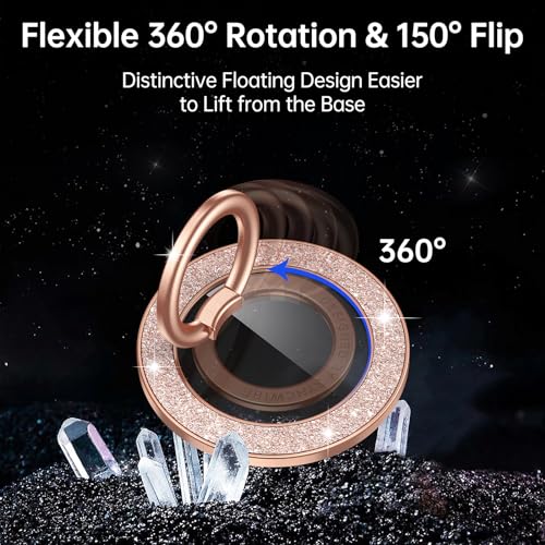 Syncwire Magnetic Phone Grip for MagSafe, Sparkle Ring Holder, Rotatable Kickstand Bling Ring Stand Removable MagSafe Accessories for iPhone 17 Pro Max 16 15 14 13, Android, Samsung etc. - Image 2