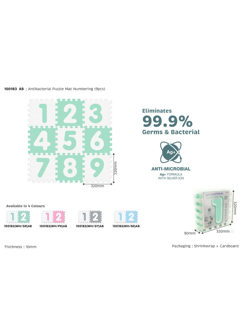 Sunta Sunta - Antibacterial Number Puzzle Mat - 9pc  - Image 4