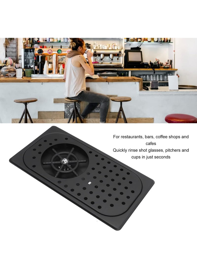 M MIAOYAN Cup rinser, coaster, coffee bar cup washer, 304 stainless steel drain tray, drip tray, hose cleaning equipment, coffee shop bar cup rinser - Image 5