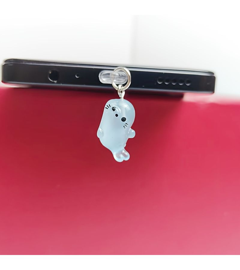 Glowing Dolphin Dust Plug For Android Phone Jacks Gift For Dolphin Lovers - Image 5