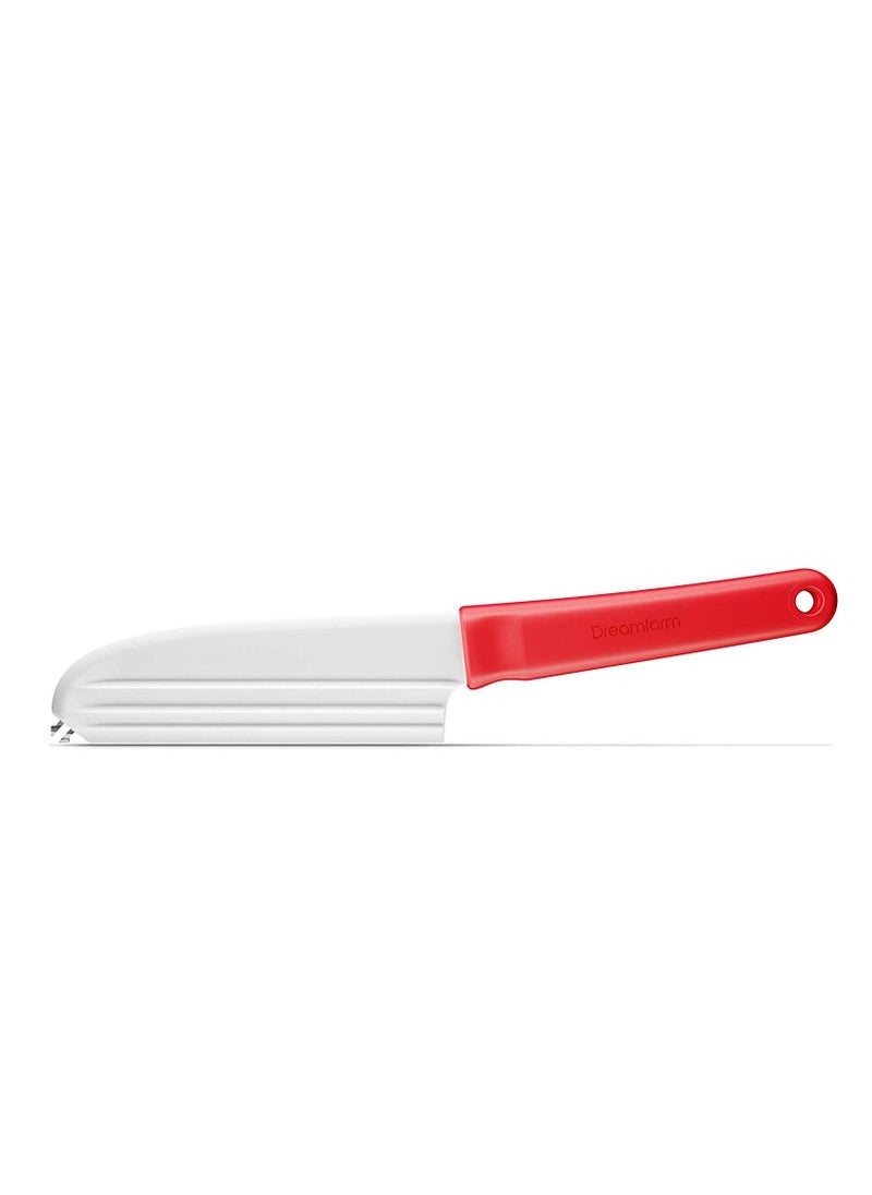 Dreamfarm - Knibble Lite - Cheese Knife Forks Nibbles, Red - Image 1