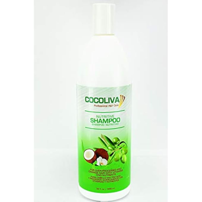 Cocoliva Nutritive Shampoo for Over-Processed and Damaged Hair (32 Oz)