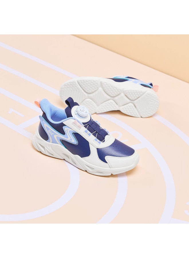 Hot Knob-buckle Sneakers】 Comfortable Sports Shoes For Boys And Girls, Spring And Autumn Styles For Mid-to-large Size Children - Image 3