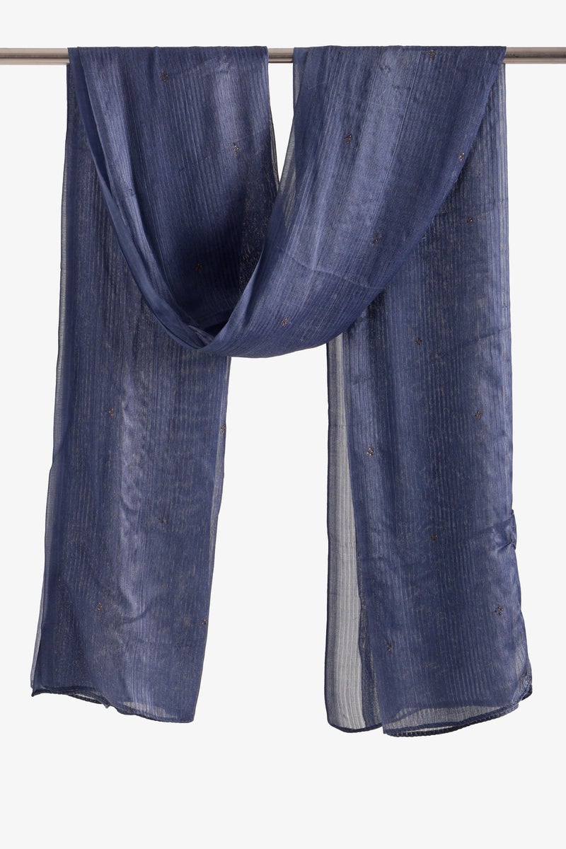 Carina Embroidered Clusters Scarf - Image 1