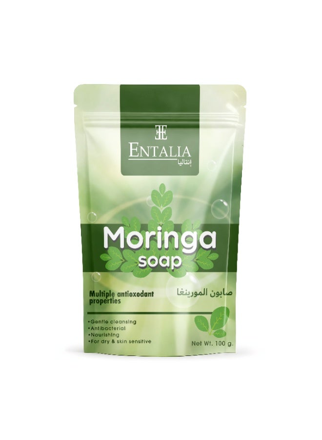 إنتاليا صابون المورينغا التيلندي لتطهير وتلطيف البشرة الجافة والحساسة مغذي ومضاد للجراثيم 100جرام - Image 5