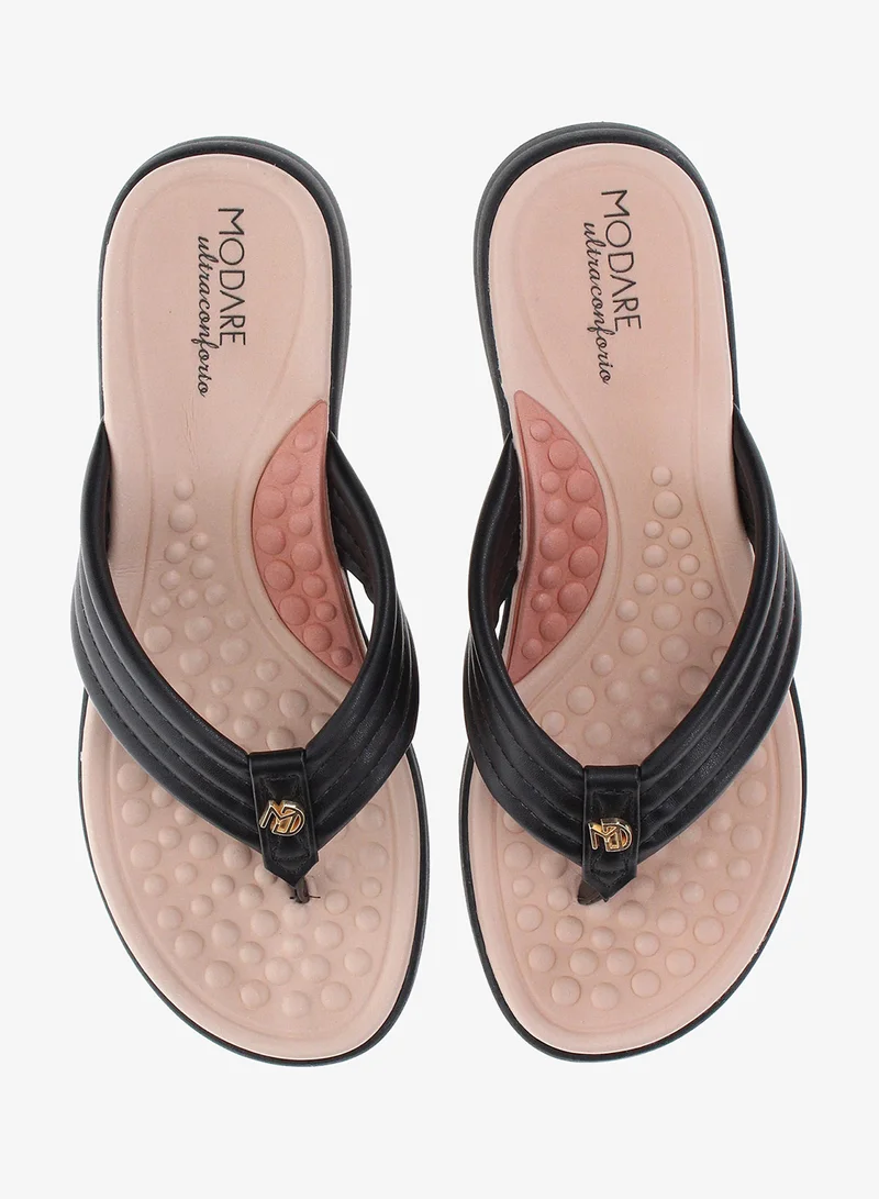 Modare Black Comfort Sandals for Women – Lightweight & Supportive Everyday Footwear for Women | Best Price UAE