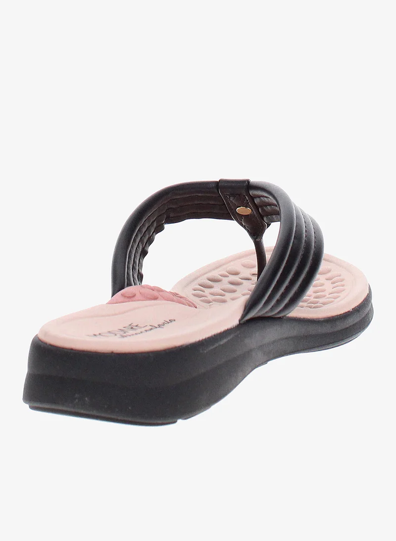 Modare Black Comfort Sandals for Women – Lightweight & Supportive Everyday Footwear for Women | Best Price UAE
