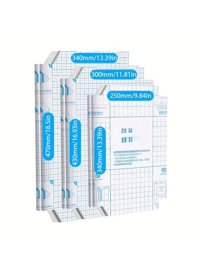 Large A4 Size 10 Sheets Self Clear Heavy Duty Transparent Book Covers - Image 2