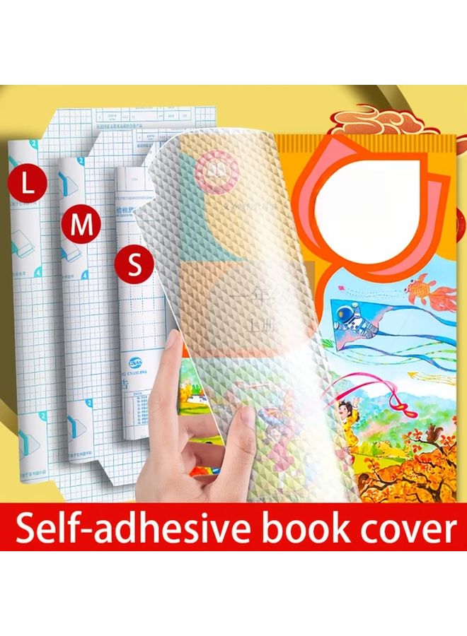 Large A4 Size 10 Sheets Self Clear Heavy Duty Transparent Book Covers - Image 3