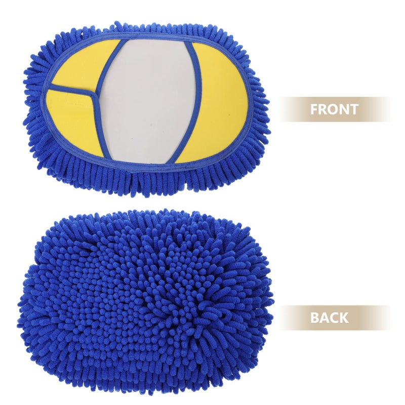 Blue Chenille Microfiber Car Wash Mop Brush Kit for Vehicle Cleaning - Image 5