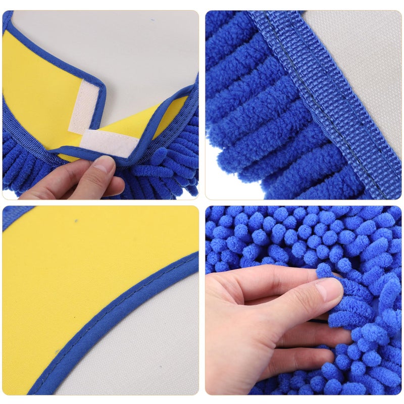 Blue Chenille Microfiber Car Wash Mop Brush Kit for Vehicle Cleaning - Image 4