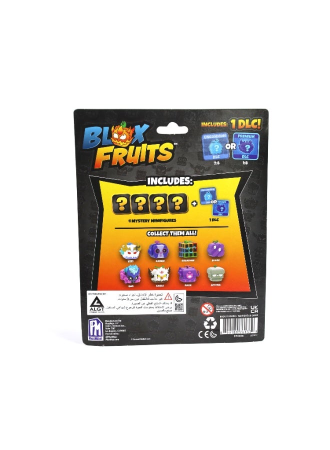 Blox Fruits Surprise Mini Figure 4-in-1 Pack Series 3, Assorted 1 Piece (Style & Color May Vary) | DLC Code Included! | Collectible Figures | Mystery Figures | Perfect for Kids, Gamers and Collectors. - Image 3