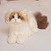 Chongker Interactive Robot Cat Plush Stuffed Animal Toys Bionic Motion Purr and Heartbeat Sound Lifelike Cat Companion for Children and The Elderly - Image 4