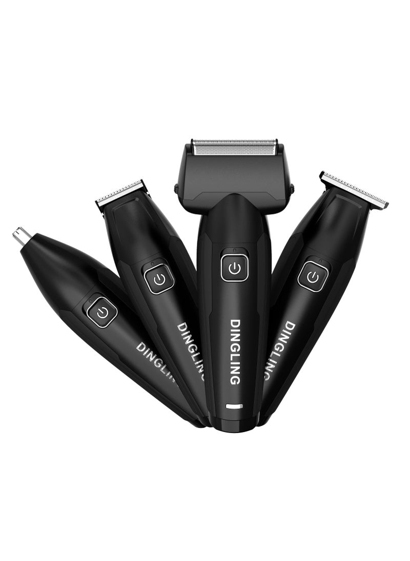DINGLING Hair Trimmer for Men Hair Clippers 7 in 1 Set  Electric Razor for Mustache, Body, Face,and Nose - Image 2