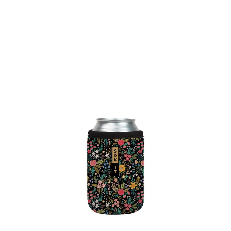 Sok It CanSok Sleeve for Beer  Soda Insulated Neoprene Cover English Garden Picnic 12oz Can Sleeve