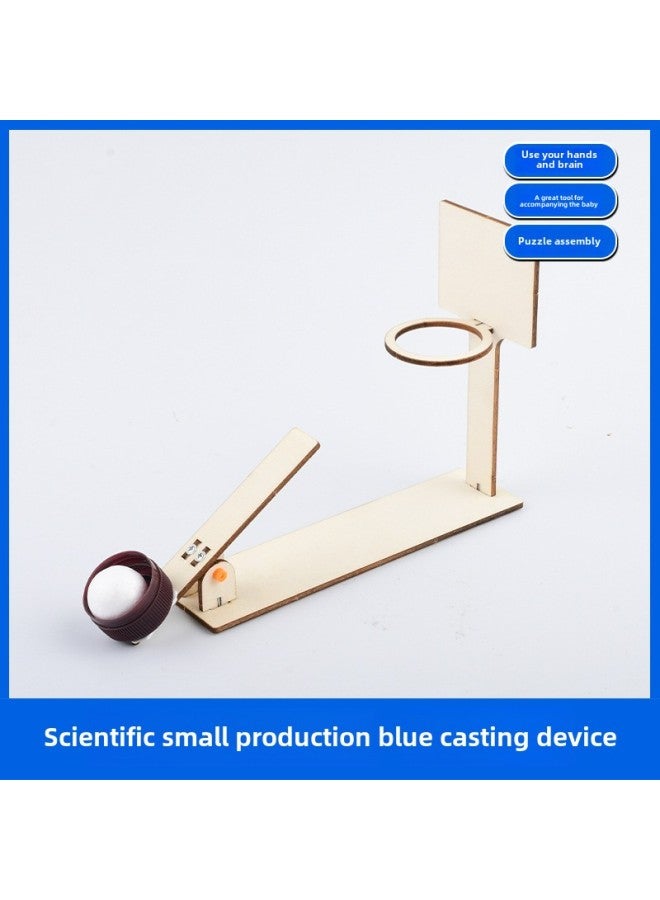 Science Small Experiment Suit Science And Technology Production Invention Diy Homemade Materials Primary School Students' Puzzle Science And Education Manual-Specifications:Shooting Device  - Image 1