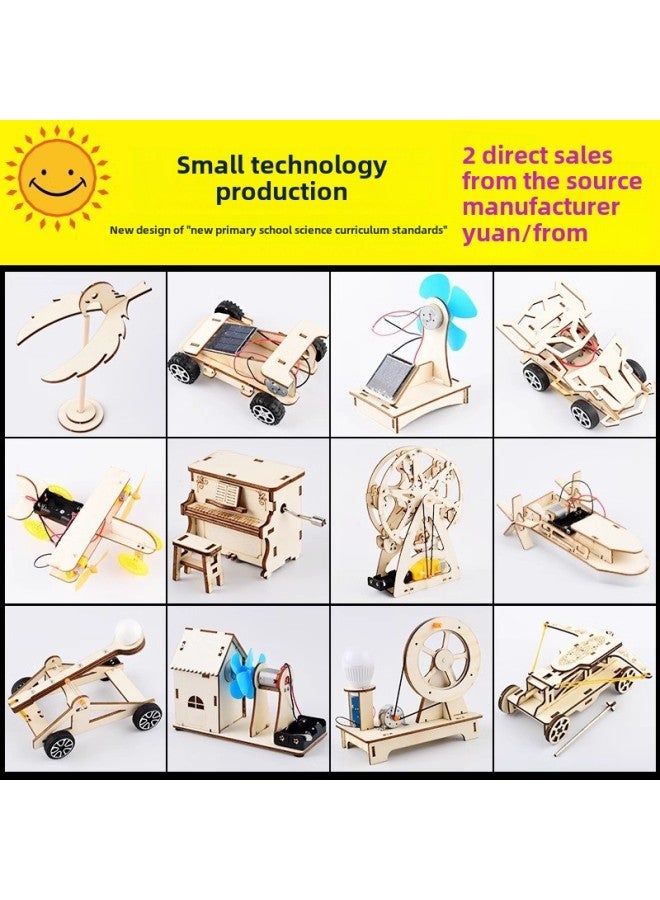 Science Small Experiment Suit Science And Technology Production Invention Diy Homemade Materials Primary School Students' Puzzle Science And Education Manual-Specifications:Shooting Device  - Image 2
