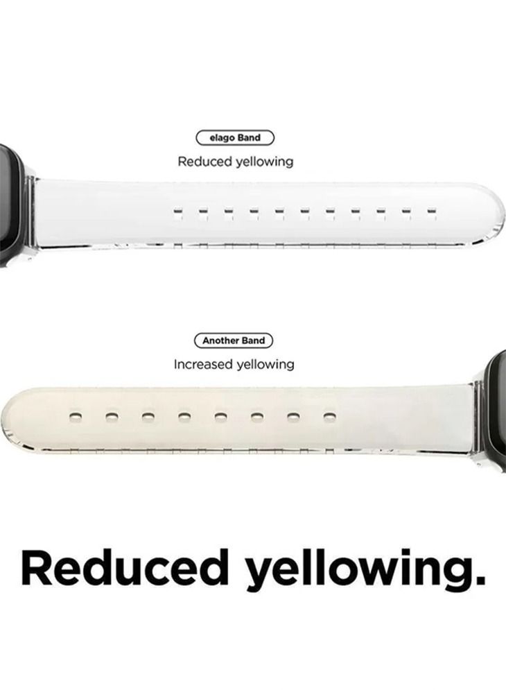 Elago Clear Band for Apple Watch Series 8/7 (41mm), Series 6/SE/5/4 (40mm) and 3/2/1 (38mm) - Clear - Image 3