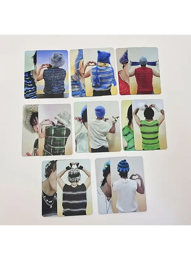 8pcs Kpop Fan Photo Cards Double Sided Matte Finish Holiday Gift Collection - Image 3