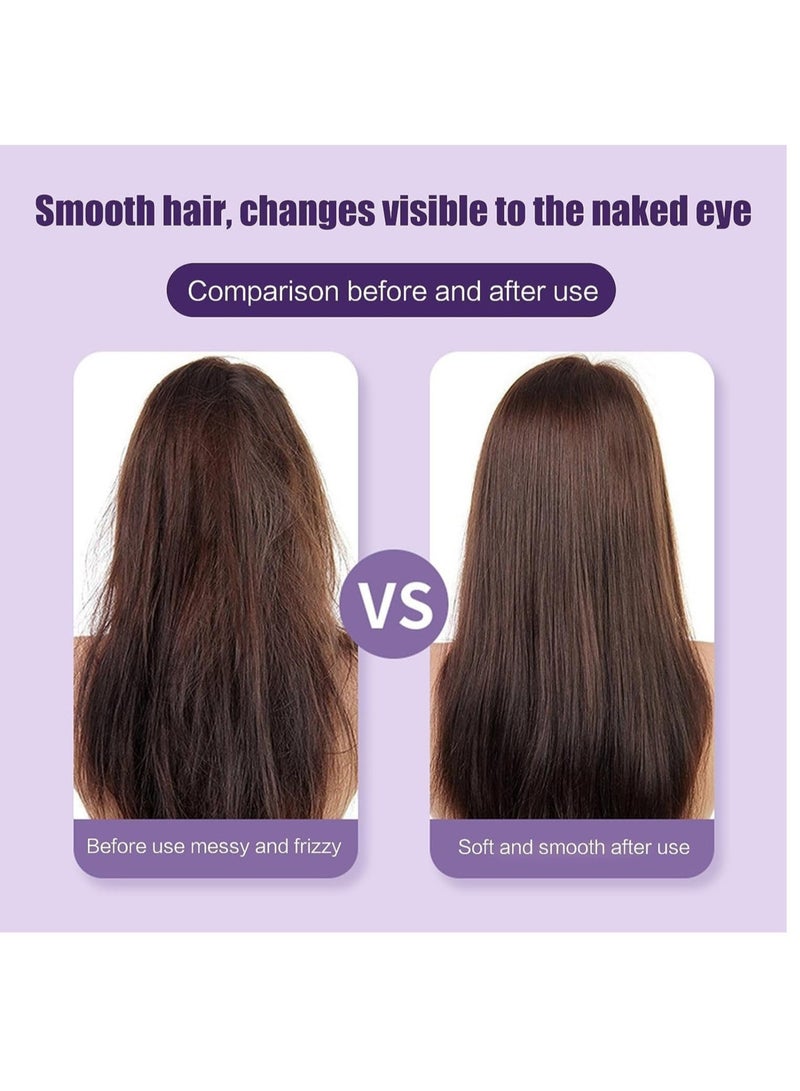 ELTRAZONE Portable Rechargeable Mini Hair Straightener - Purple - Image 5