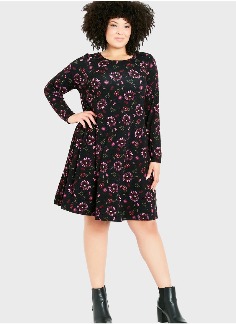 Avenue Printed Dress  - Image 1