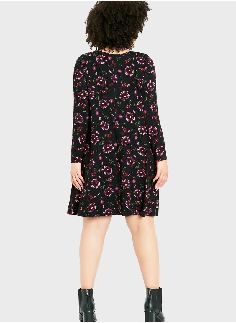 Avenue Printed Dress