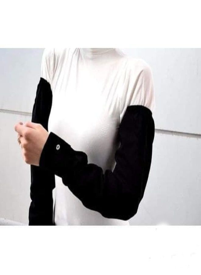 Fatah Hidden Shirt - Wrist - Black Color for Women - Image 3