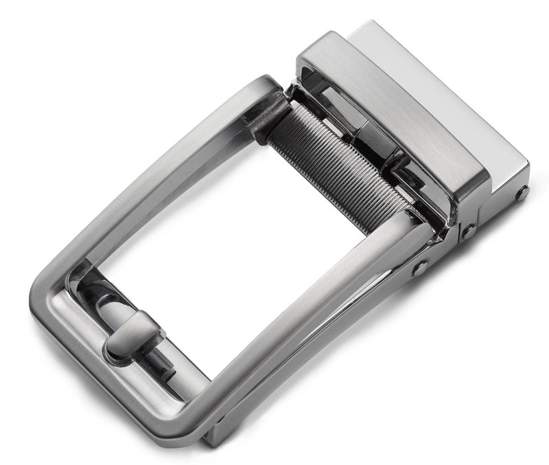 CHAOREN 40mm Ratchet Belt Buckle for 1 3/8 Slide Belt Strap, Click Buckle Adjustable Skeleton Shape - Image 1