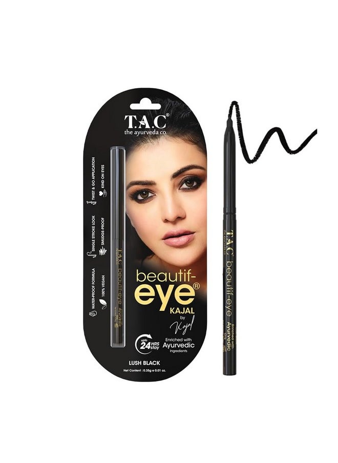 تي ايه سي - ذا ايوريدا كو. قلم كحل أسود من Beautif-Eye - أسود مكثف، مقاوم للتلطخ، مقاوم للماء، بلمسة نهائية غير لامعة - يدوم طويلاً حتى 24 ساعة - قلم كحل بضربة واحدة للنساء  - Image 1