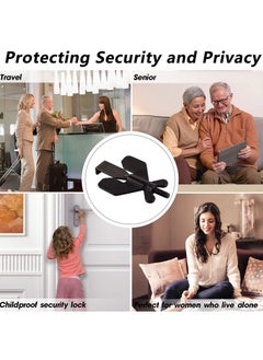 Y&D Portable Door Lock, Home Security Locker Travel Lockdown Locks for Additional Safety and Privacy Devices Traveling Hotel Apartment College  - Image 1