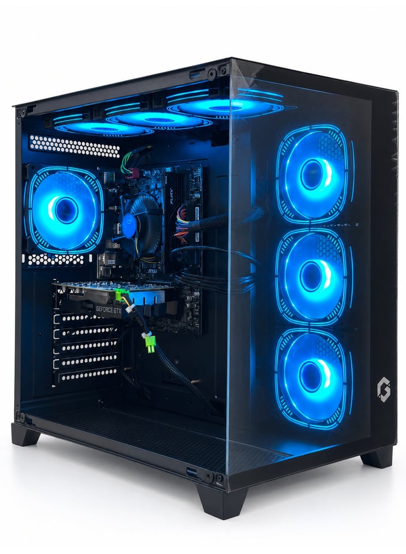 بيسي كمبيوترالعاب تجميعة احترافية – معالج I5 9400F – بطاقة رسومات نيفيديا جيفورس  GTX1650 SUPER 4GB - ذاكرة عشوائية 16GB 3200 ميجابايت – لوحة الام TUF B360-PLUS GAMING  - مع نظام تشغيل ويندوز 11 برو