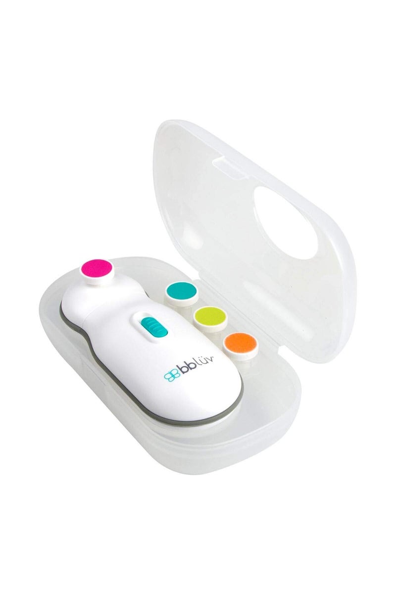 bblÃ¼v - TrimÃ¶ - Baby Nail Trimmer Electric - Baby Nail File for Newborn and Toddler (0 to 12 Months+), Gentle and Quiet Fingernail and Toenail Clippers, Original Trimo Kit (Pack of 1) - Image 3