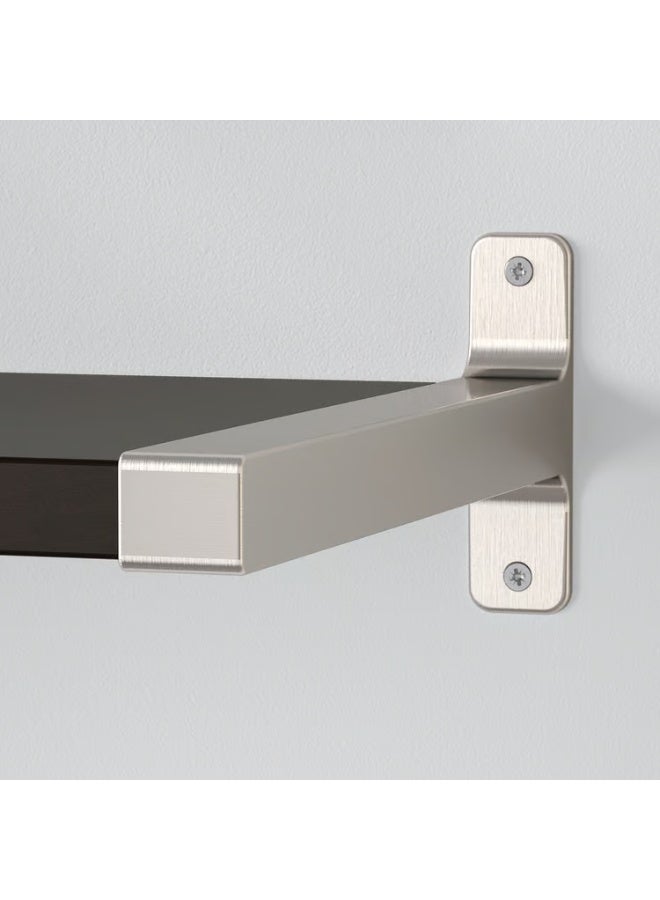IKEA (IKEA) رف حائط بني-أسود مطلي بالنيكل 80×30 سم - Image 4