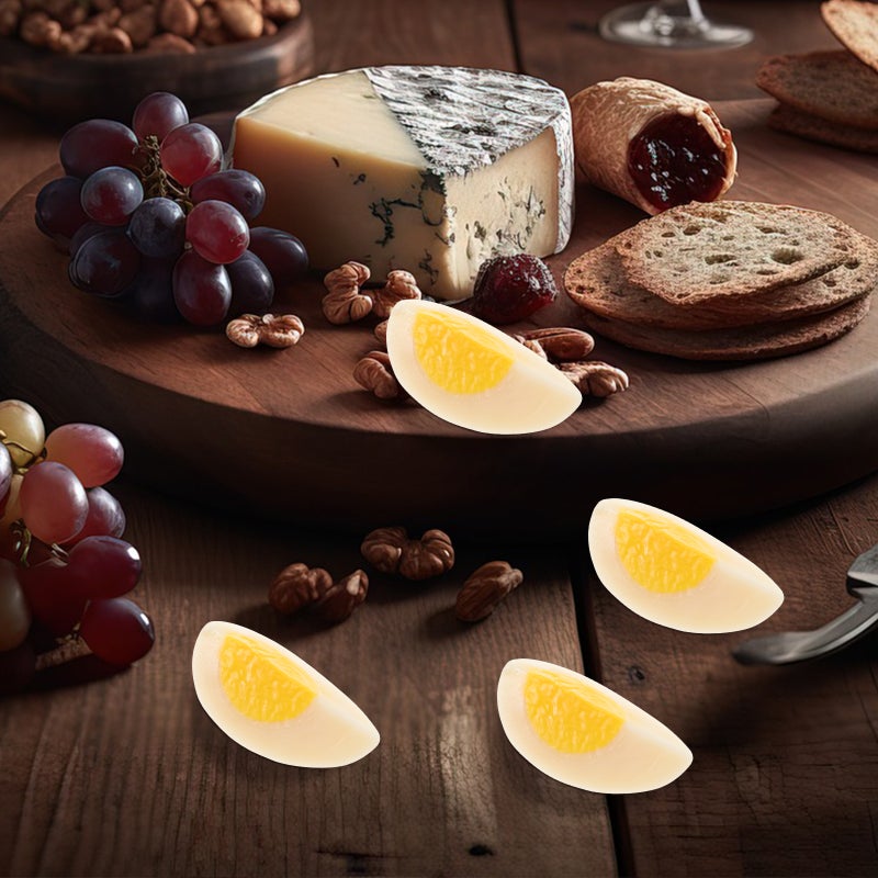 8pcs Artificial Boiled Fake Boiled Simulation Boiled Slice Model Simulation Food Toys - Image 5
