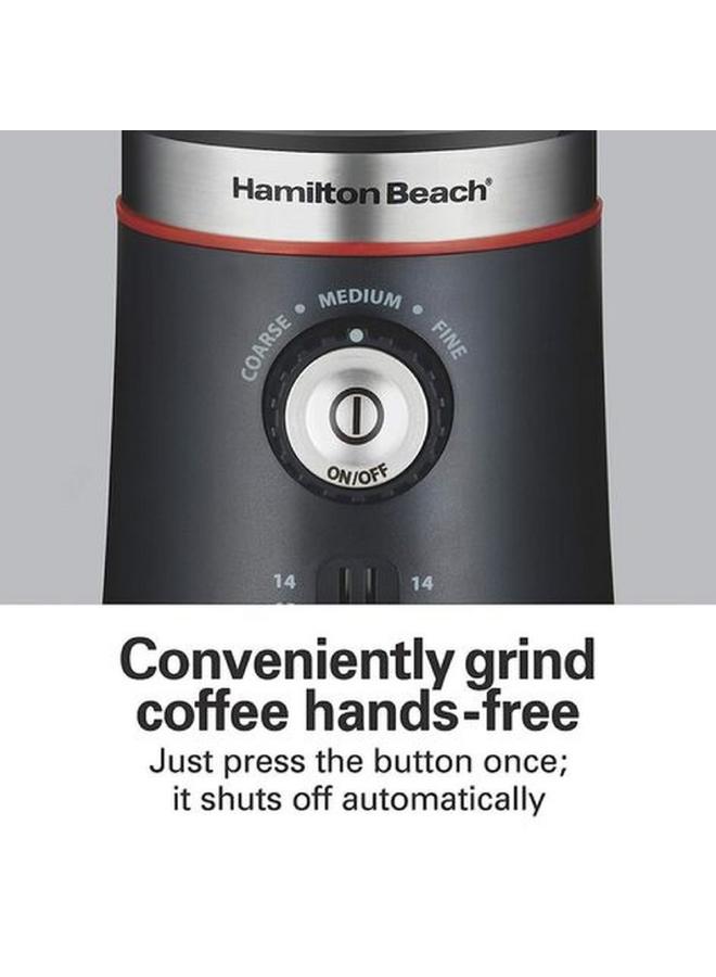 Hamilton Beach 150W 14-Cups Custom Coffee Grinder Black 80393R-ME - Image 2