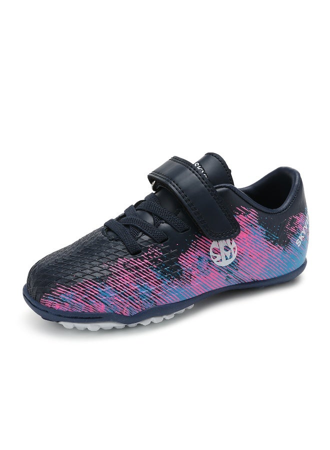 Sky View Kids Soccer Shoes Cleats Boys/Girls IC/IN sole Firm Artificial Ground Trainning Athletic football sneakers for Indoor Outdoor little kid big kid - Image 1