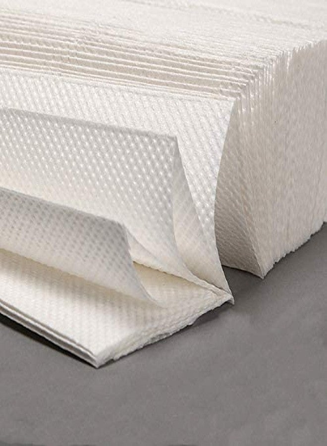 Carepure Multi Fold Hand Towel Tissue Paper Napkin | Fast-Drying Absorbency Pockets | White Paper - 1300 Pieces (10 PACKET) - Image 3