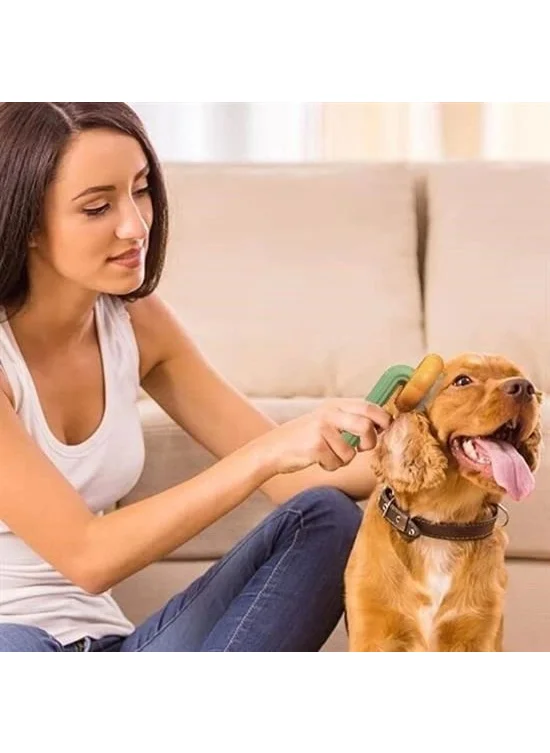Lisinya Plastic Green Pet Grooming Pet Brush Multi-Purpose Pet Brush Green