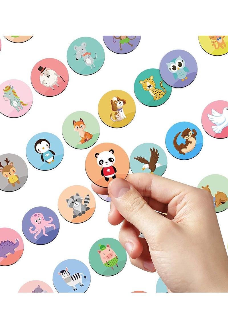 SOLARAE Animal Magnets for Refrigerator Decorative, 28Pcs Fridge Lockers Magnets, Kitchen Iron Office Whiteboards Suitable for Adults - Image 5