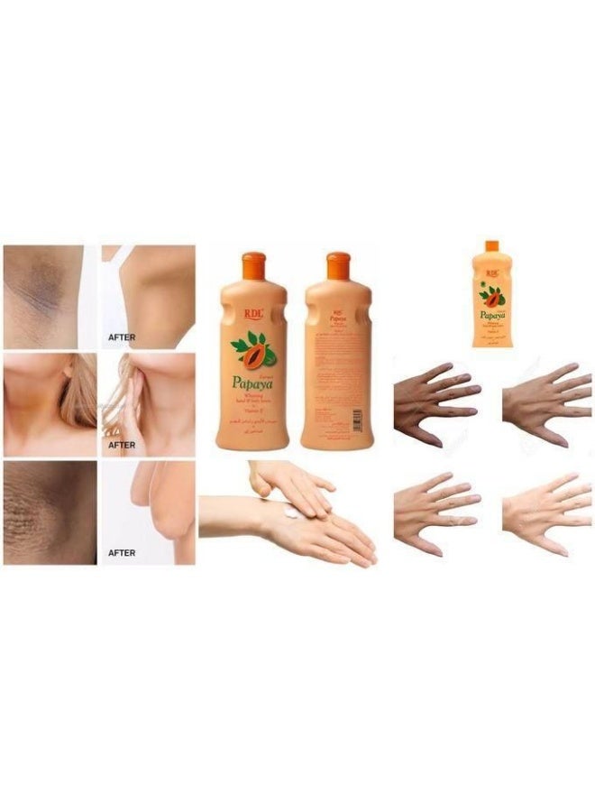 بابايا Papaya كريم تفتيح اليدين والجسم بفيتامين E 200 مل - Image 4