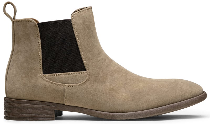 Jousen Men's Chelsea Boots Lightweight Casual Chukka Ankle Boots Classic Elastic Dress Boots For Men (AMY650A Mushroom 10.5) - Image 2