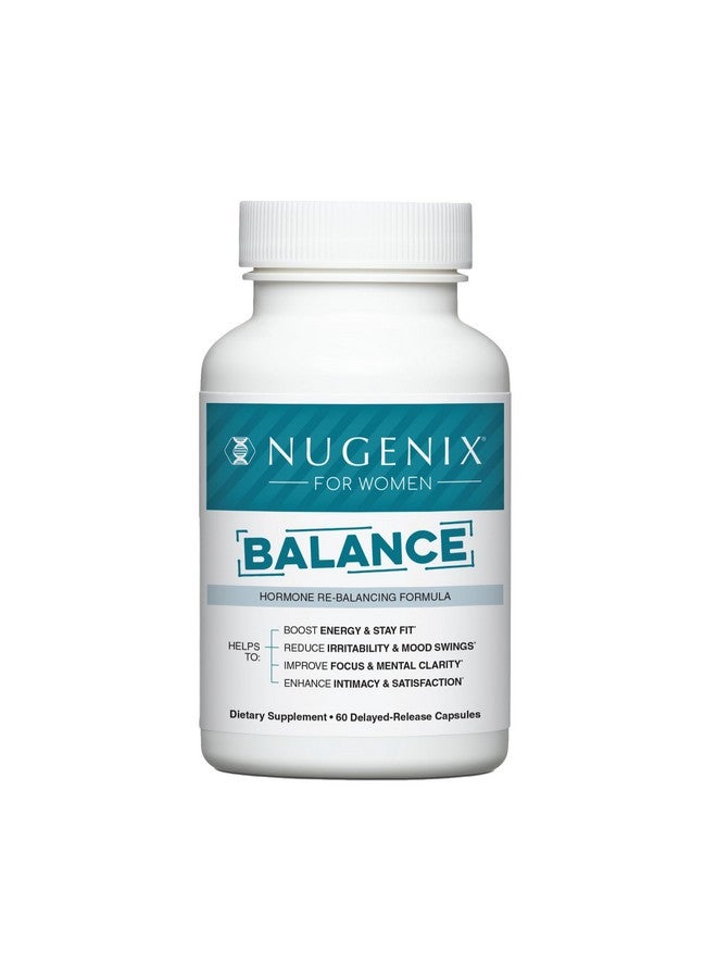 نوجينيكس Nugenix for Women Balance - تعزيز الطاقة وتحسين التركيز والوضوح العقلي وتعزيز الرضا، 60 قرصًا - Image 1